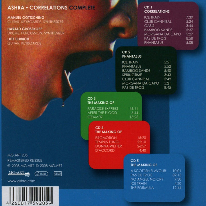 Ashra, Audio-CD