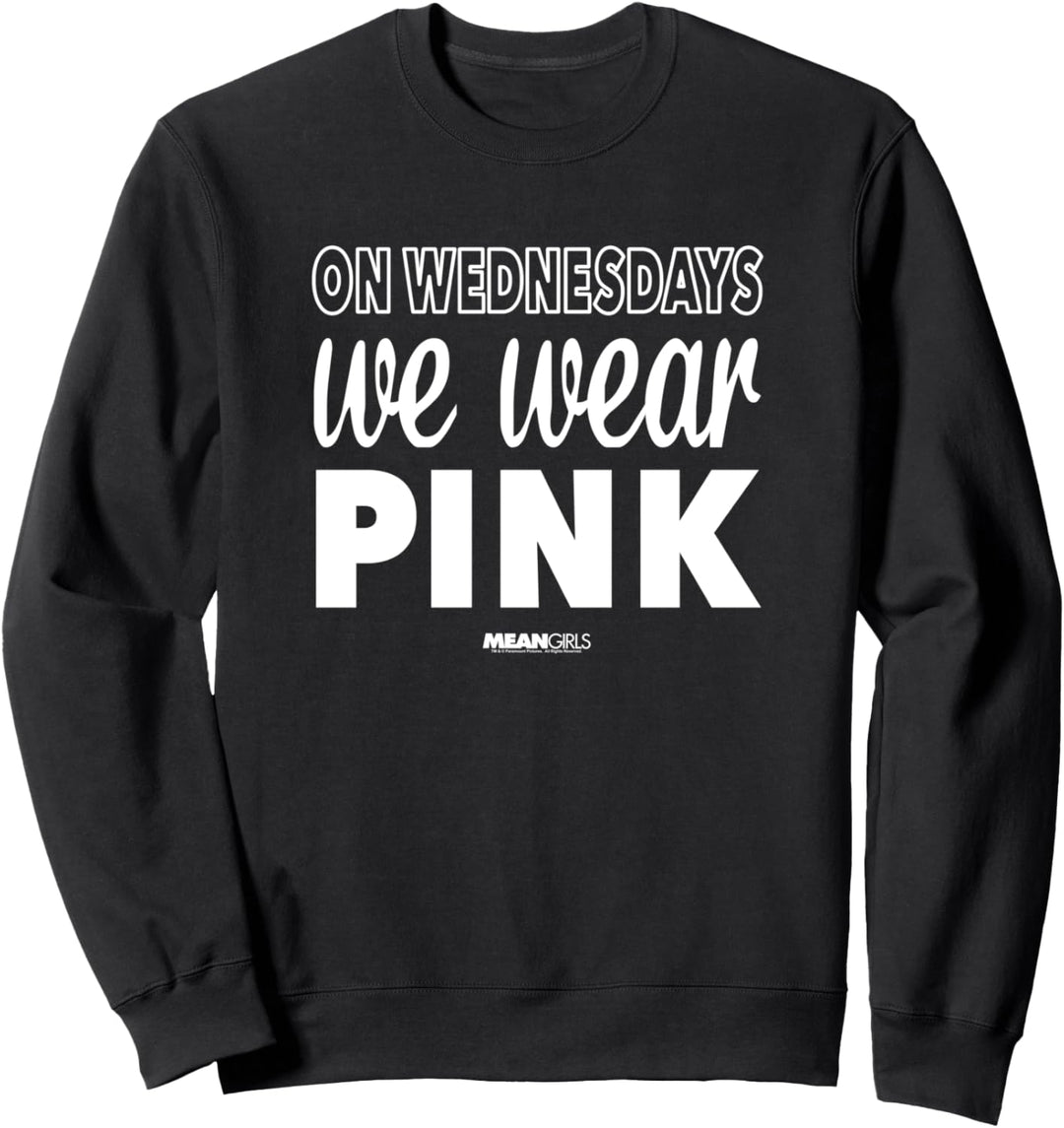 Meine Mädchen, die wir mittwochs immer noch Rosa tragen Sweatshirt