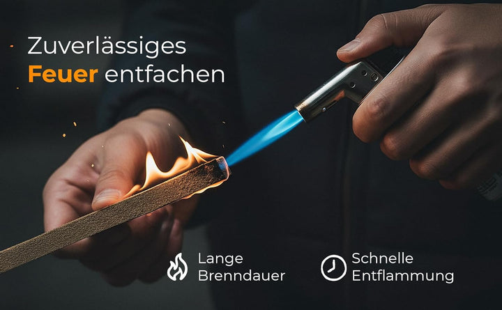 400 SILVER - FIDIBUSSE Anzünder | Kaminanzünder | Ofenanzünder | Grillanzünder
