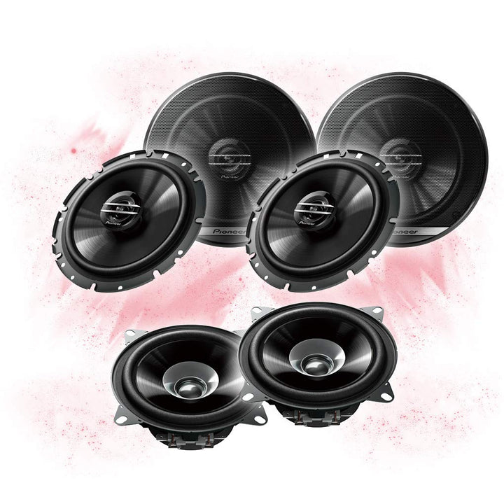 Mediadox Front/Heck 16,5cm/10cm Auto Lautsprecher/Boxen/Speaker Komplett-Set von Pioneer kompatibel