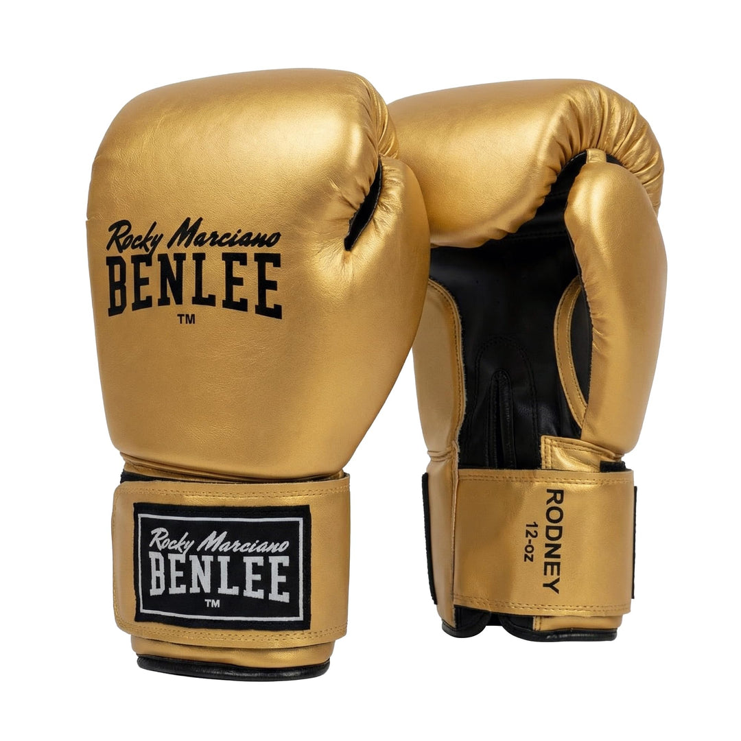 BenLee Kunstleder Boxhandschuh Rodney 14 oz Gold/Black, 14 oz Gold/Black