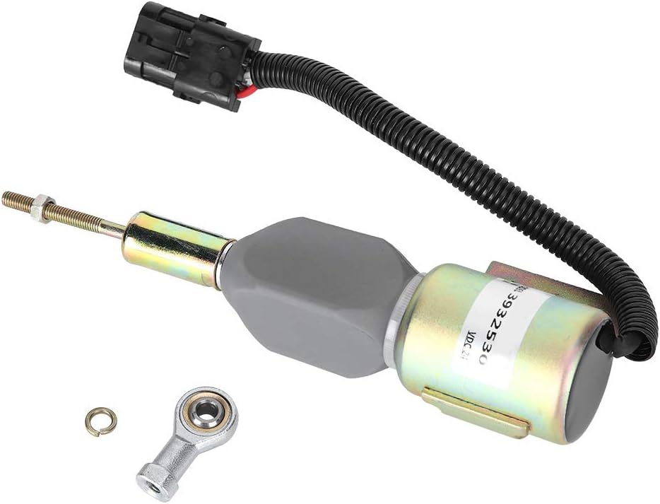 24V Abschaltmagnet, Motorabsperrmagnetventil 3932530 SA‑4756‑24 Passend für Cummins 4BT 6BT5
