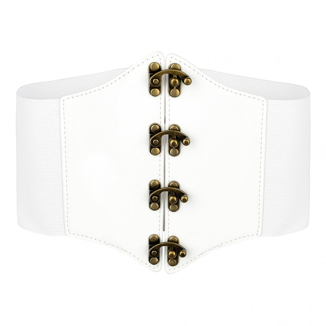 BlackButterfly Piratenkostüm Cosplay Elastisch Halloween Kostüm Taille Nieten Waspie Korsett Gürtel