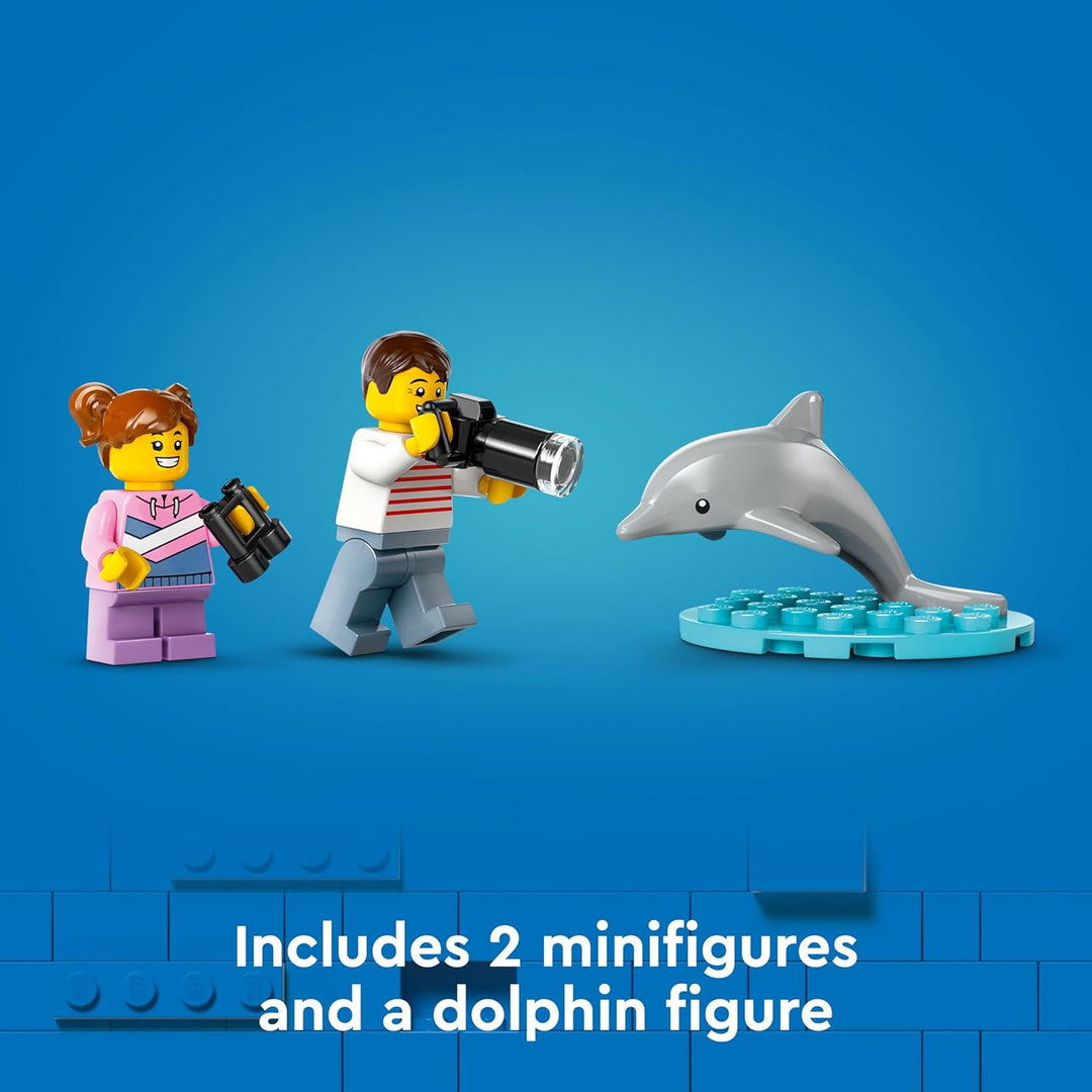 LEGO 60438 City Segelboot 5 102 Teile mit Delphin