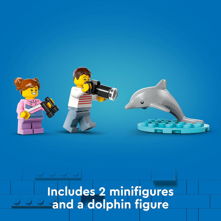 LEGO 60438 City Segelboot 5 102 Teile mit Delphin