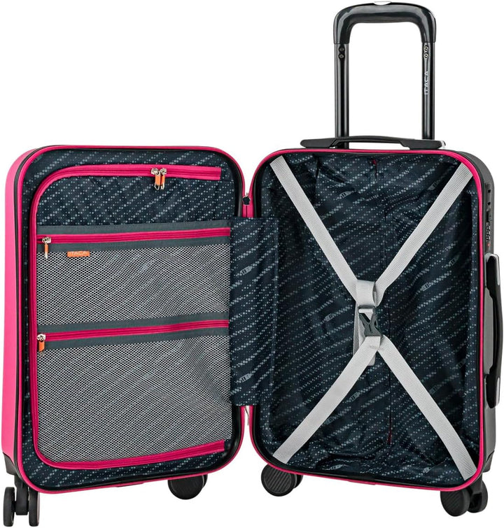 ITACA Handgepäck Koffer Trolley - Reisekoffer Mit Rollen und Reisekoffer Hartschalenkoffer für Vielr