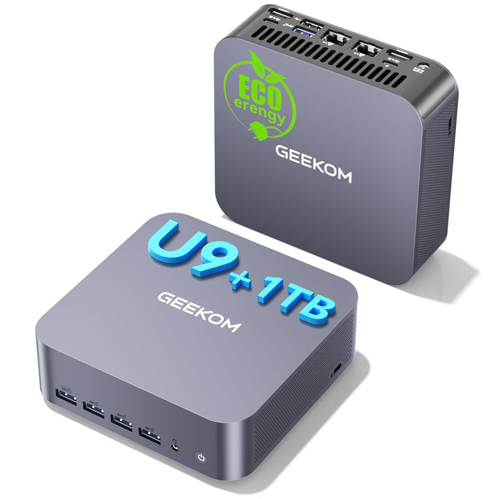GEEKOM [Einziger Europäischer Hardware Preis für Intel Mini PC GT1 Mega mit Intel Core Ultra 9-185H(