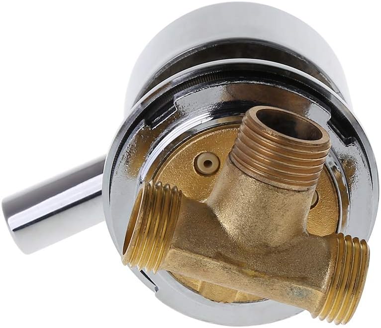 GUMEI G1/2" Mischventil für heisses und kaltes Wasser Thermostatmischer Zwei EIN- und EIN Auslaufhah
