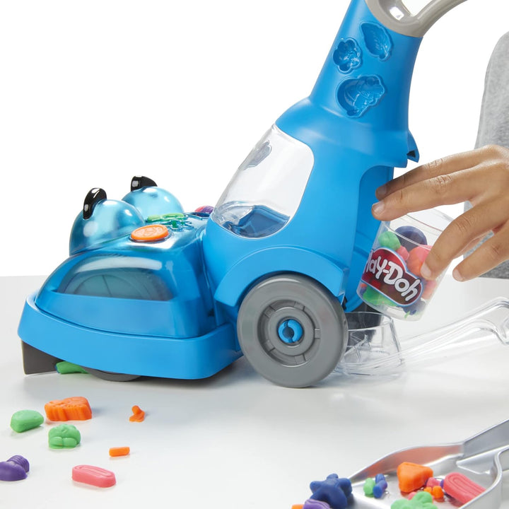 Play-Doh Zoom Zoom Vacuum and Clean Up Set mit 2 Dosen Knete und Zubehör, Bastel-Set als Weihnachtss