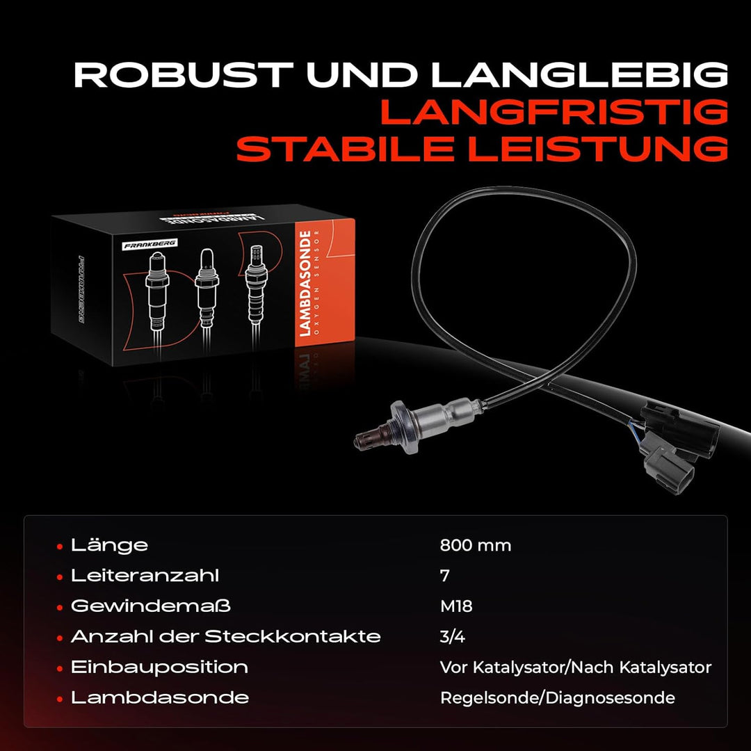 Lambdasonde Regelsonde für 3 6 Stufenheck CX-7 BL G-G ER 2.3L Benzin 2005-2014 L3CE188G1