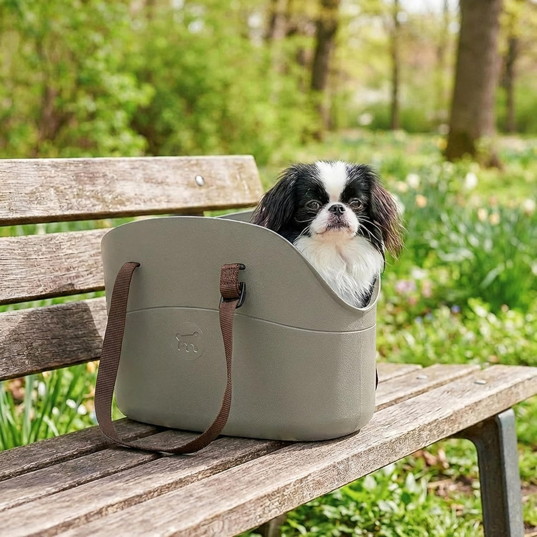 Ferplast Hundetragetasche für kleine Hunde und Katzen WITH-ME SMALL, Transporttasche für Haustiere,