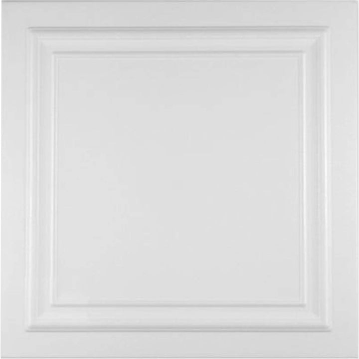 HEXIM Deckenplatten 50x50cm Styroporplatten weiss XPS Styropor, Deckenpaneele Feuchtraum Deckenverkl