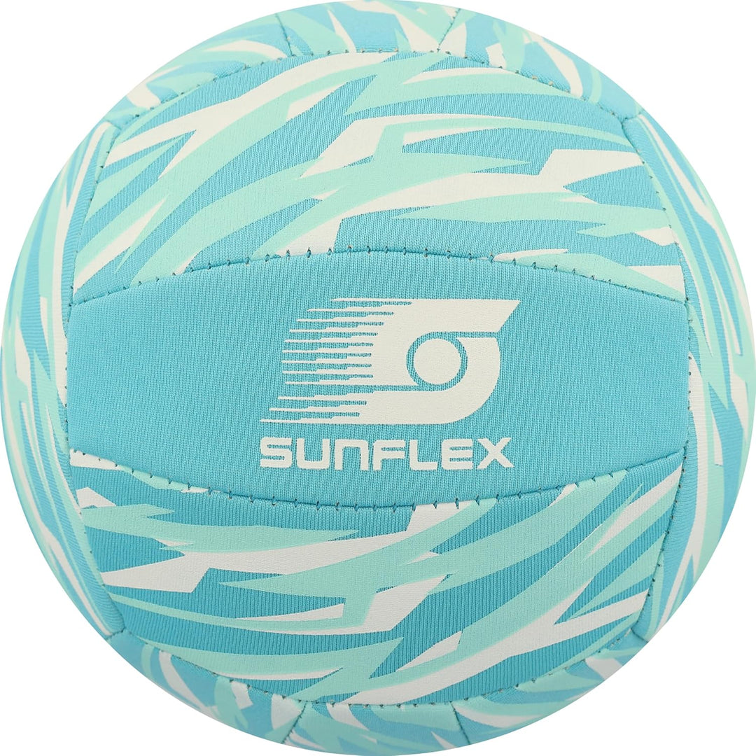 Sunflex® Beach- und Funball Size 3 Pastelflow Linie | Wasserfester Neoprenball mit rutschfestem Grip