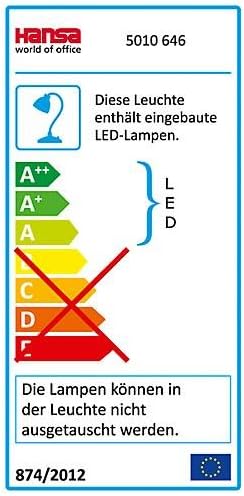 Hansa 5010646 LED-Leuchte Space schwarz satiniert, Schwarz Satiniert