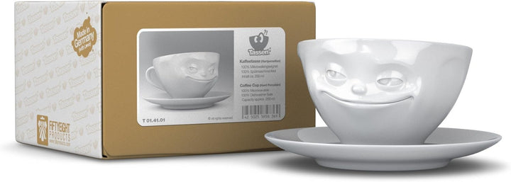 Fiftyeight Kaffeetassen Set, 2-er Set Och Bitte + grinsend, TV Tassen