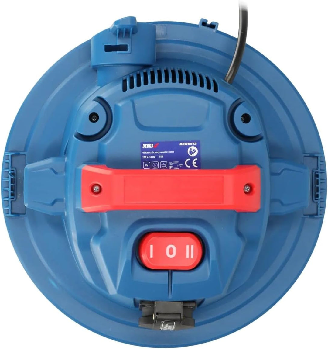 Dedra Trocken-/Nasssauger, 1400W, 30 l Behälter, Teleskop-Metallrohr, Ausblasfunktion, Saugschlauch