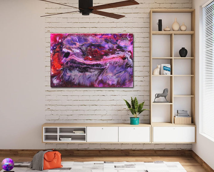 Gemälde Abstrakte Malerei Original - moderne hochglanz Wandbilder XXL - Resin Art Kunst Bild Harz Un