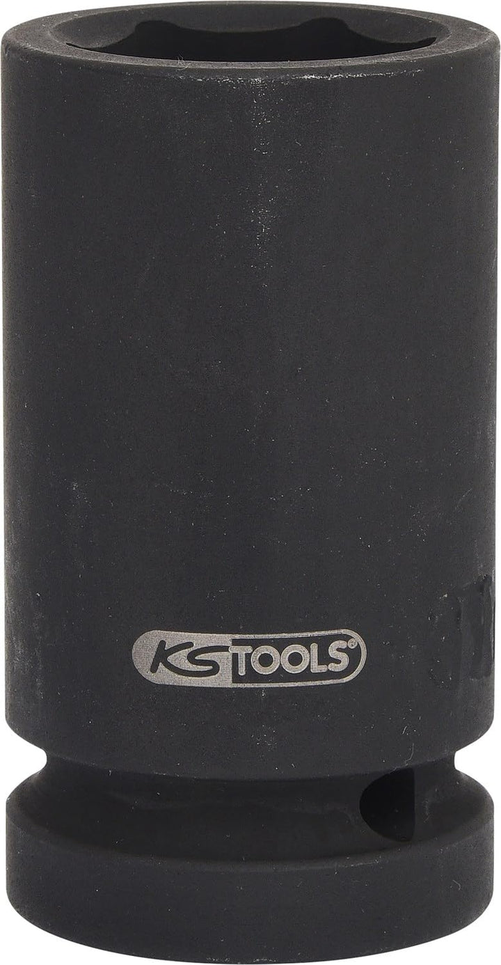 KS Tools 515.1824 1" Sechskant-Kraft-Stecknuss, lang, 24mm 24 mm, 24 mm
