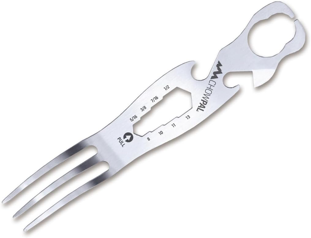 OUTDOOR EDGE Unisex Chow Pal Campingbesteck, silber, 16 5cm EU