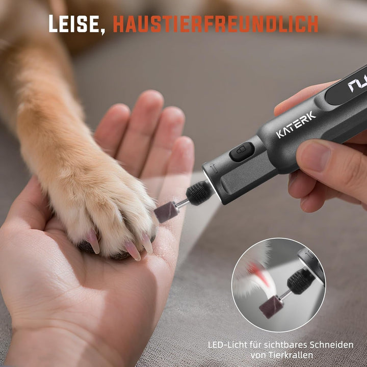 Katerk Mini Akku Multifunktionswerkzeug,5 Gang Rotationswerkzeug Set,5000-20000 U/min & 70 Zubehörte