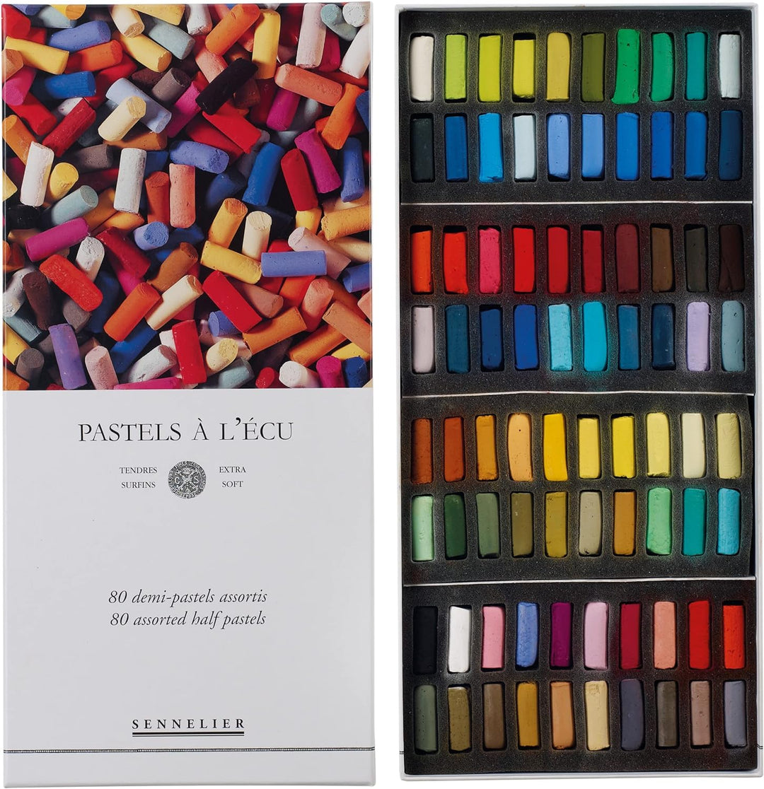 Sennelier Pastels Soft Half ST PKG, 80 Stück (1 Stück)