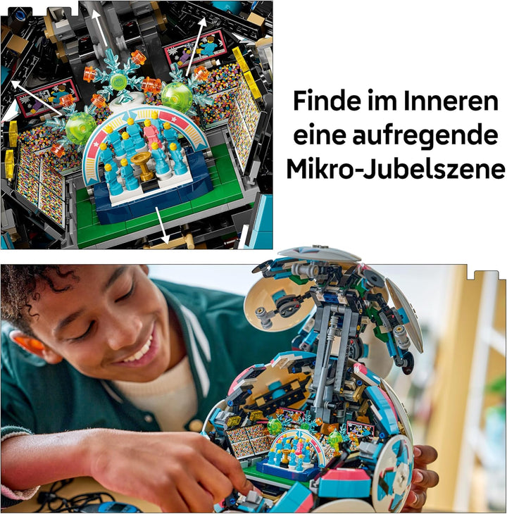 LEGO Editions Fussball Spielzeug - 3D Modellbau mit interaktivem Miniaturstadion - Geburtstagsgesche