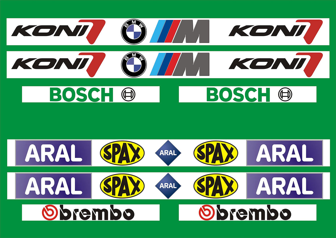 Slotcar Aufkleber für Carrera Universal Servo 132 TRIBÜNE