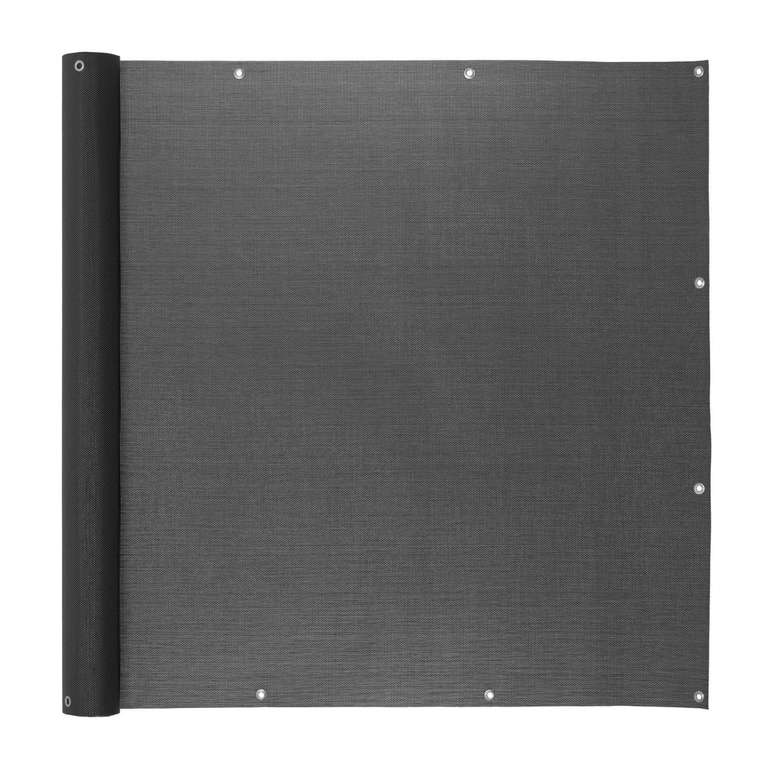Ventanara® Balkonverkleidung Sichtschutz PVC Balkonumspannung Zaun Verkleidung Blende Windschutz Fol