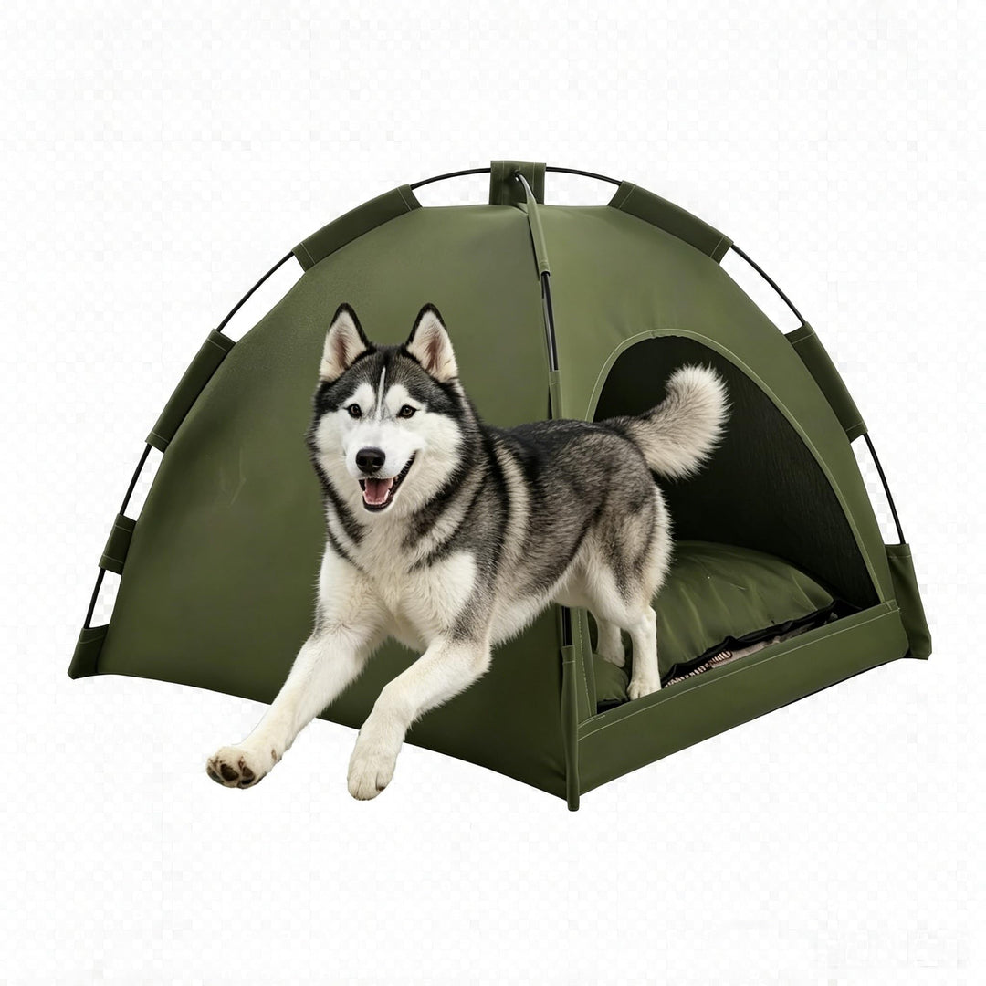 Tipi Zelt für Haustiere Hundezelt Katzenzelt mit Plüschkissen Haustierzelte Häuser für Katzen und Hu