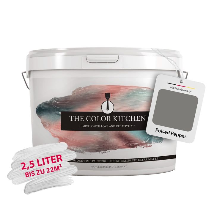 A.S. Création THE COLOR KITCHEN universelle Wandfarbe - Malerfarbe für Wohnräume und Arbeitszimmer -