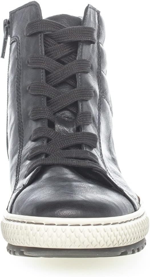 Gabor Damen High-Top Sneaker, Frauen Halbschuhe,Wechselfussbett 37.5 EU Schwarz, 37.5 EU Schwarz