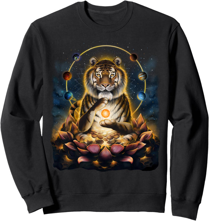 Der Tiger hat spirituelle Erleuchtung erreicht Sweatshirt
