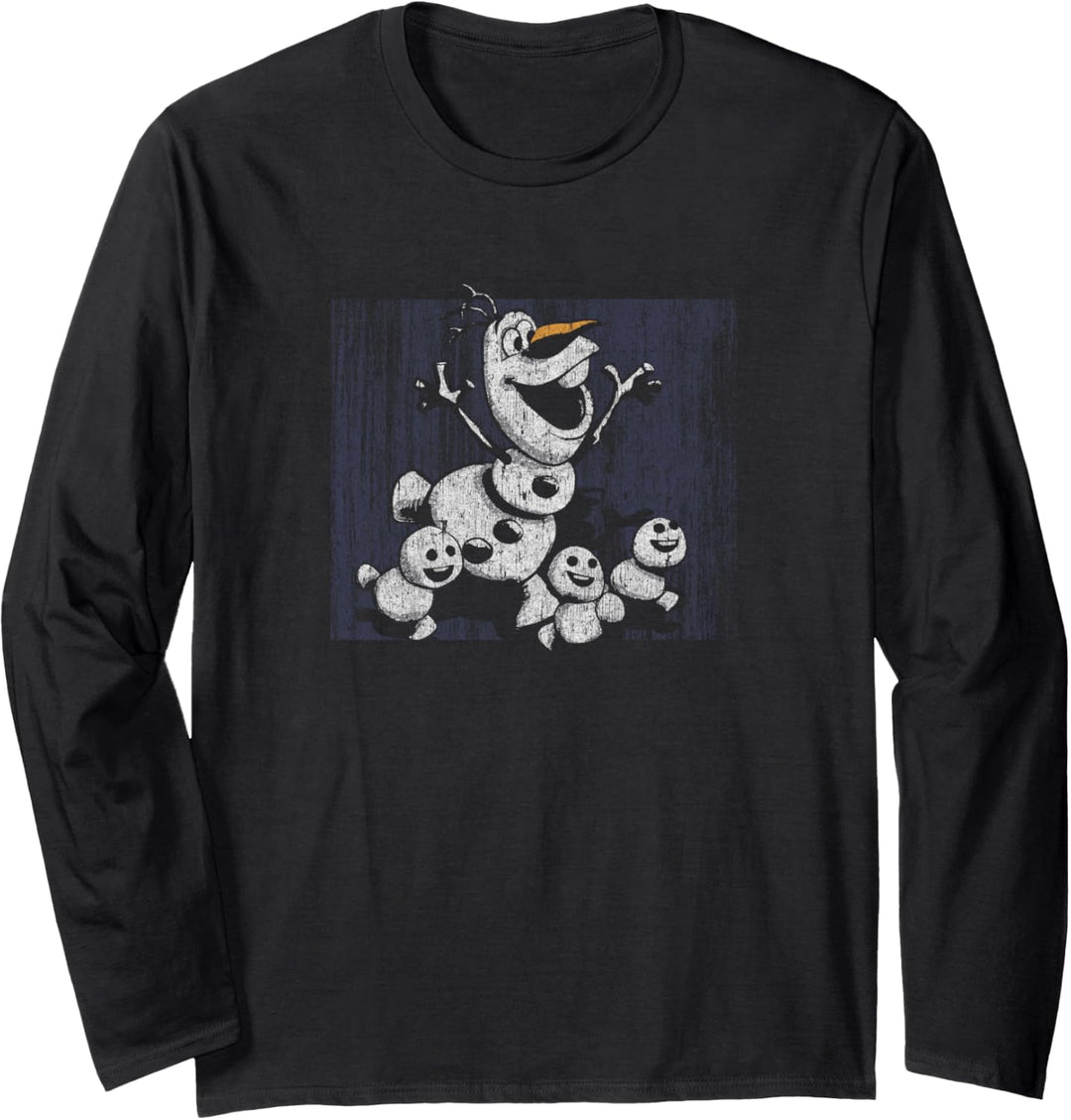 Disney Frozen Olaf And Snowgies Portrait Langarmshirt