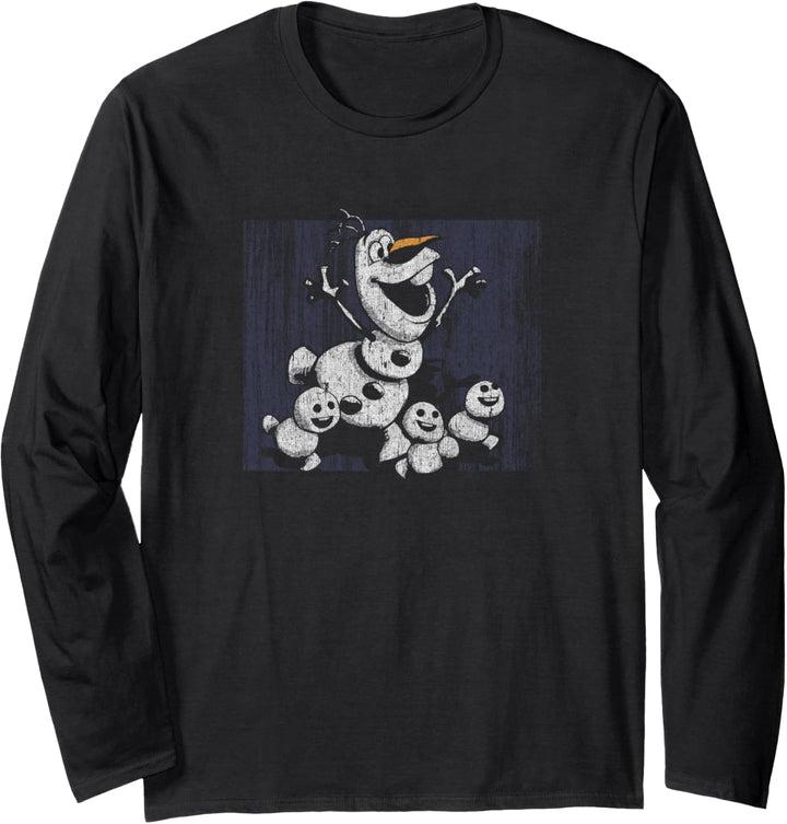 Disney Frozen Olaf And Snowgies Portrait Langarmshirt