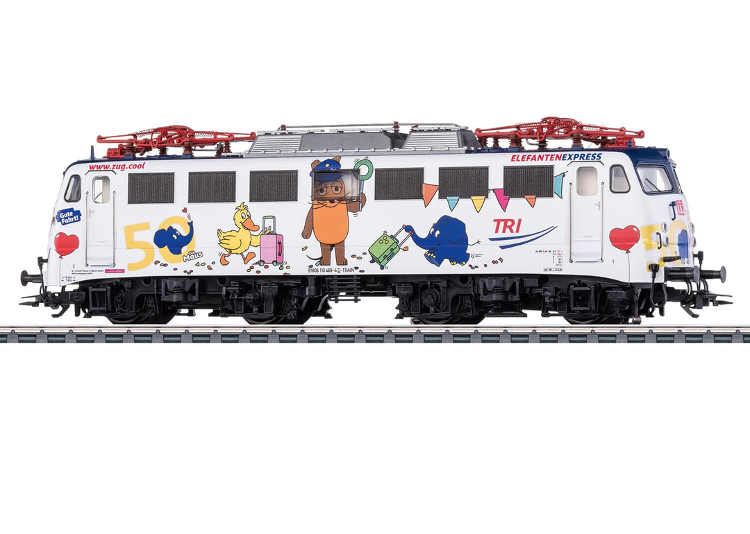 Märklin H0 - Elektrolokomotive BR 110 – Digital-Decoder mfx+ - Hochleistungsantrieb - elektrisch heb