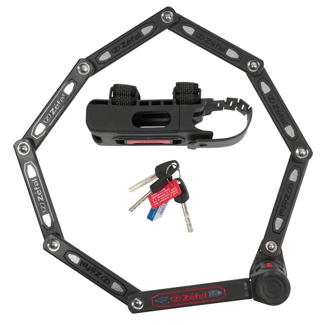 Zefal Faltschloss K-TRAZ F16 L Schwarz, Schwarz