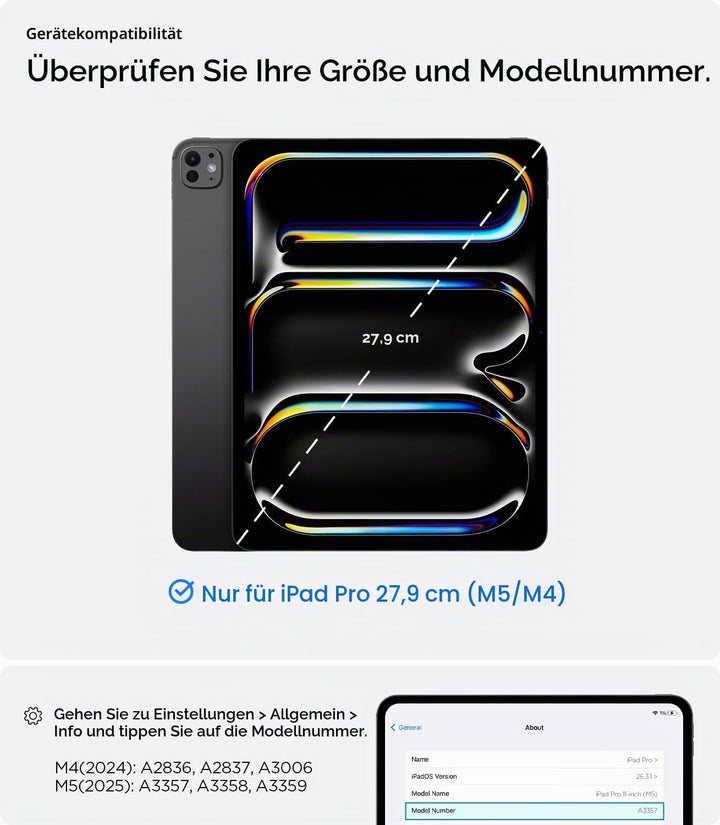 Spigen Rugged Armor Pro Hülle für iPad Pro 11 Zoll M5 (2025) / M4 (2024) Chip Robustes Case Auto Sch