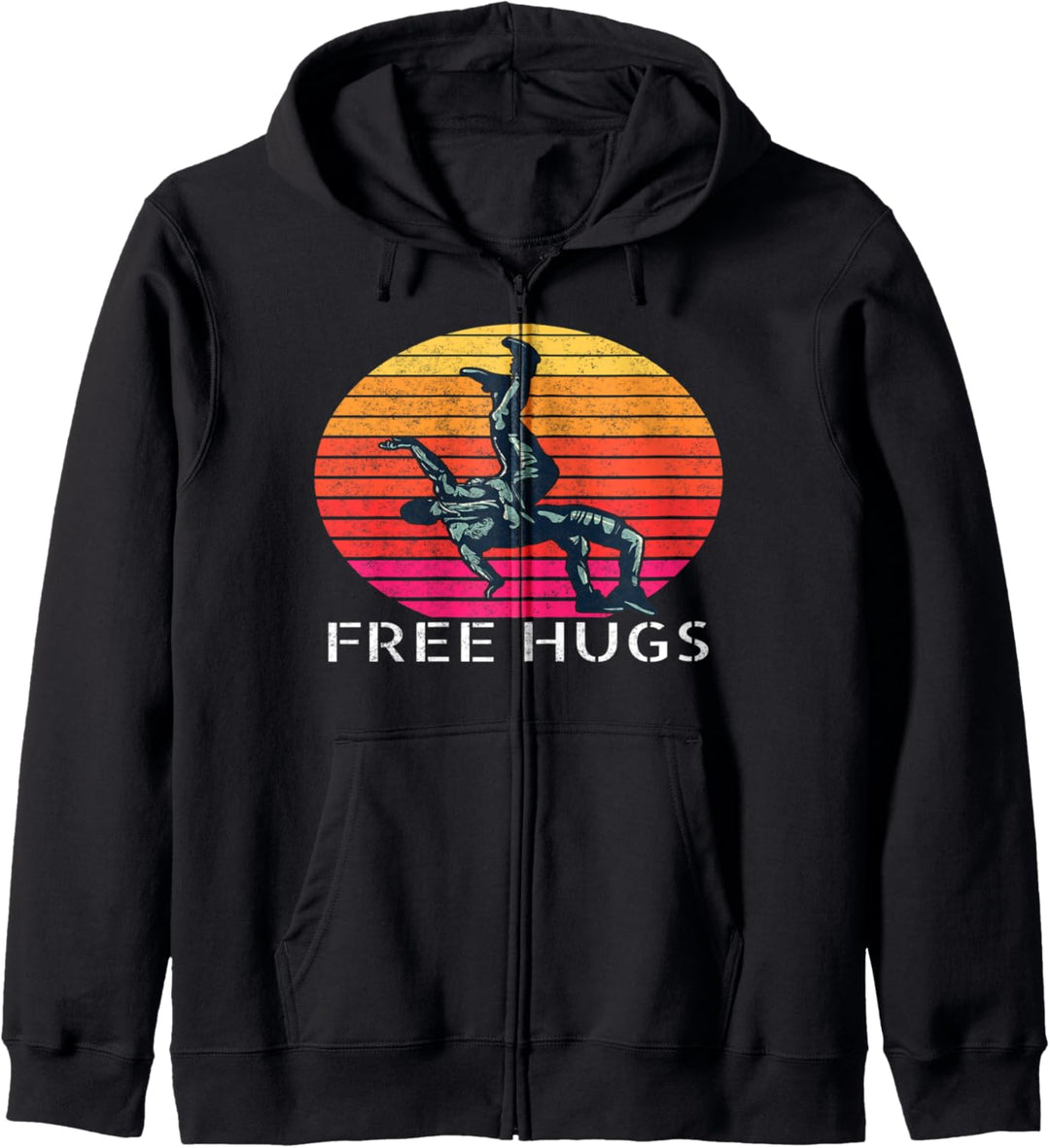Free Hugs Outfit I Fun Wrestling Martial Arts Kapuzenjacke