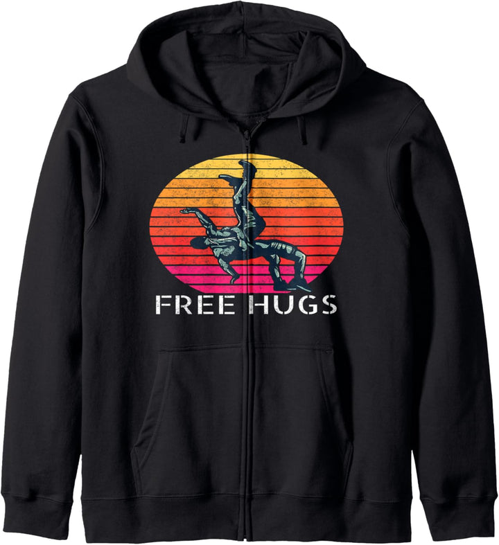 Free Hugs Outfit I Fun Wrestling Martial Arts Kapuzenjacke