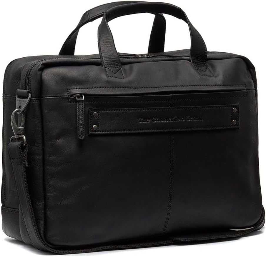 The Chesterfield Brand Ryan - Aktentasche 17" L Leder 42 cm Schwarz, Schwarz