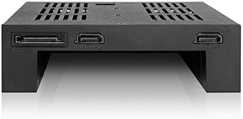 ICY DOCK 2X 2,5" SATA/SAS HDD/SSD Wechselrahmen mit schraubenlosen Trays Plus 3,5" Slot für HDD/Gerä