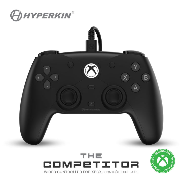 Hyperkin Competitor Wired Controller für Xbox Series X|S, Xbox One, PC|Offiziell lizenziert für Xbox