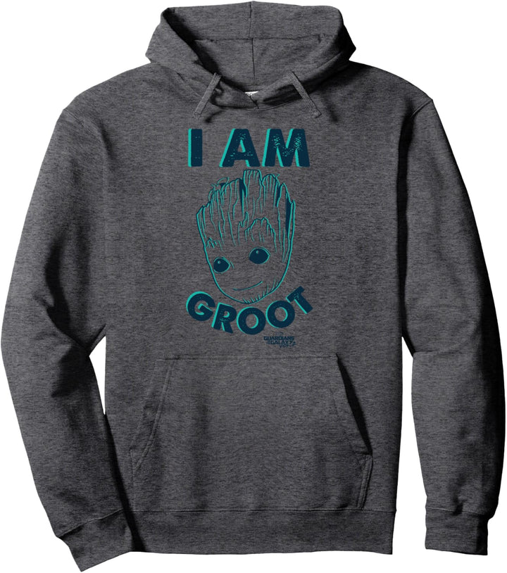 Marvel Guardians Vol. 2 I Am Baby Groot Teal Pullover Hoodie