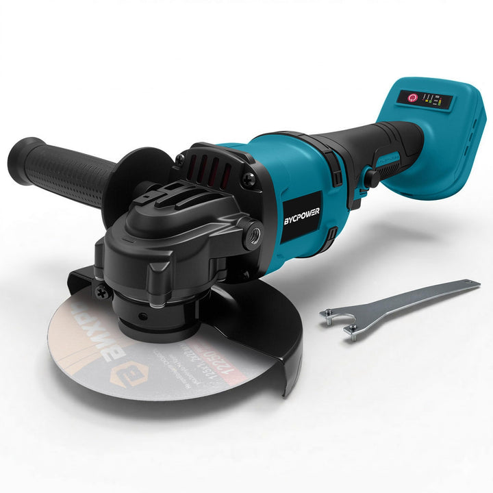 Akku Winkelschleifer 125mm für Makita 18V, 8500 U/min Akku Flex mit 3 Geschwindigkeiten, Kraftvoller