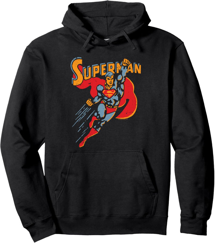 Superman Life Like Action Pullover Hoodie