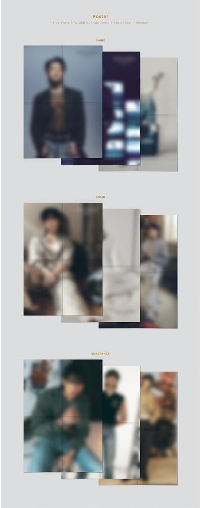 JUNGKOOK BTS - GOLDEN Album (SOLID ver.), Solid Ver.
