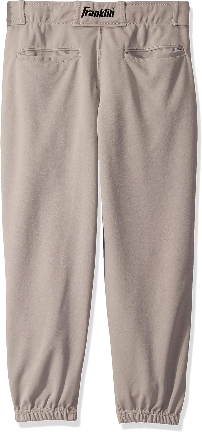 Franklin Baseball-Hose für Sport/Jugendliche, Klassische Passform XS Grau, XS Grau