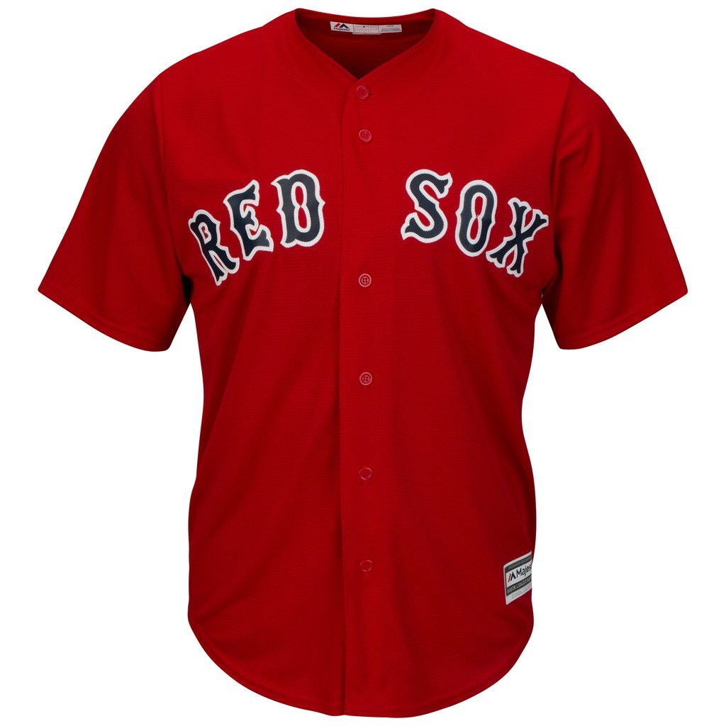 Majestic Boston Red Sox Cool Base MLB Trikot Jersey Road Navy S Rot, S Rot