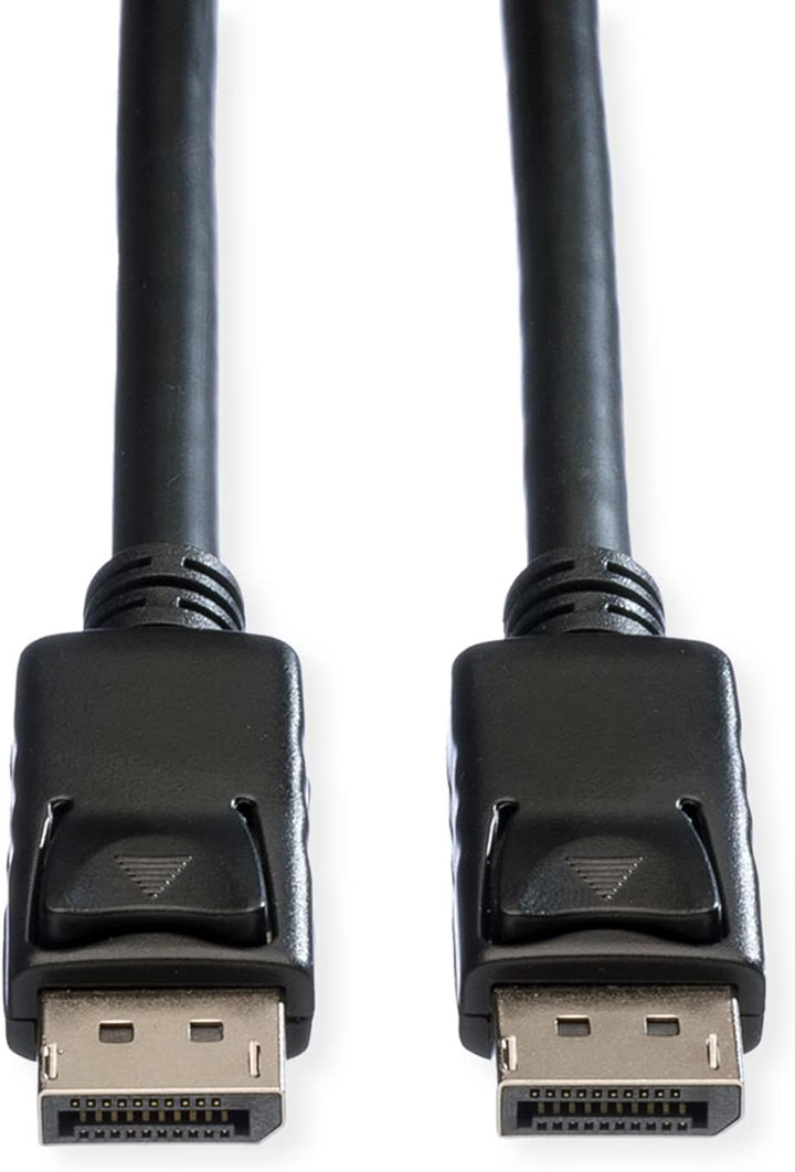 ROLINE DisplayPort Kabel, DP-DP, v1.2, ST - ST, TPE, schwarz, 10 m 10m, 10m