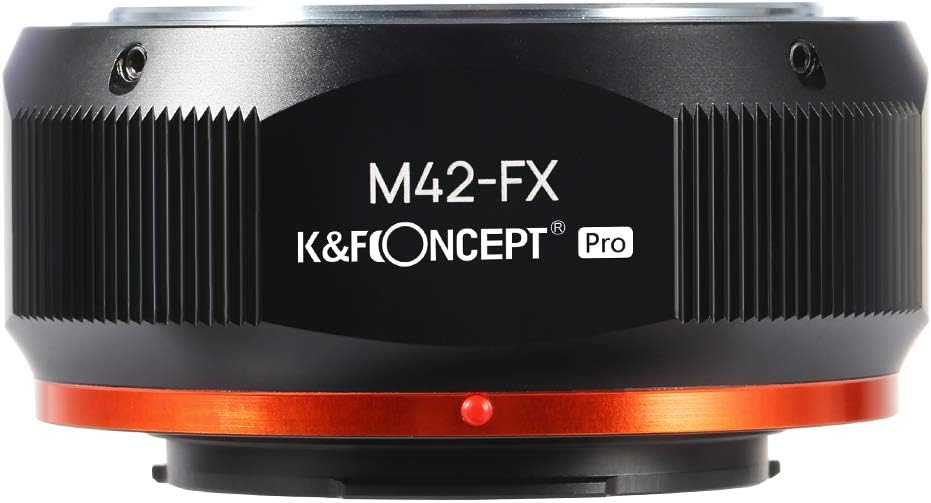 K&amp;F Concept M10115 M42-FX Hochpräziser Objektivadapter für M42-Objektiv zum Fujifilm Fuji X-Serie X